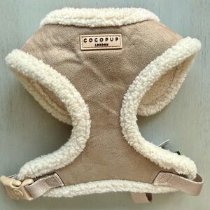 Cocopup Tan Aviator Adjustable Neck Harness, Sz L